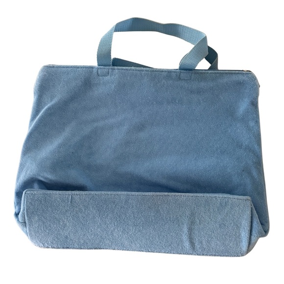 Blue Beachy Terry Cloth Tote Bag - Picture 2 of 4